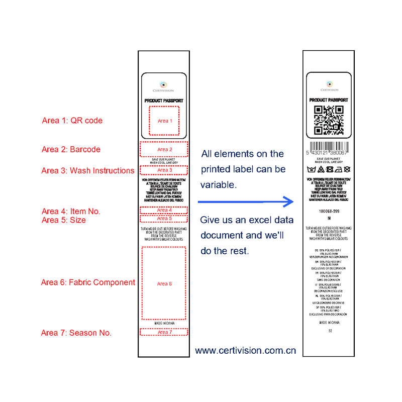 Transfer Printing Label